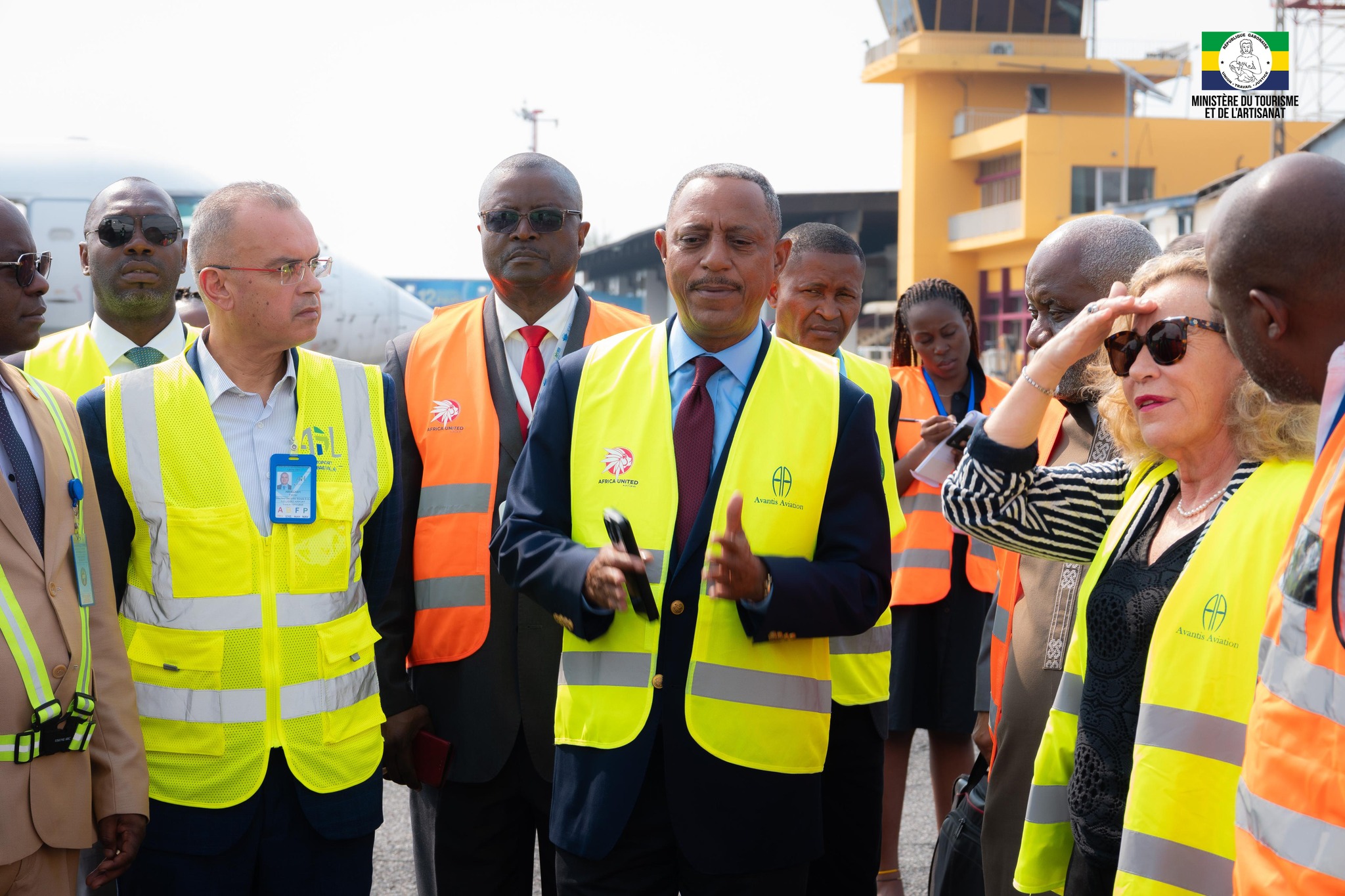 Visite sur le site de l'aeroport